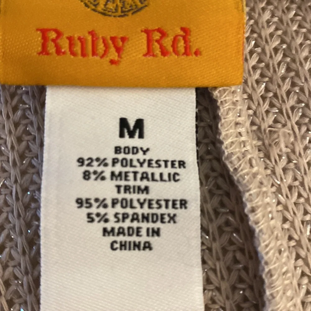 Ruby Rd Metallic Sweater - Picture 5 of 7